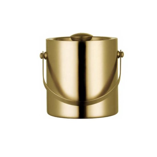Stainless Steel Ice Bucket with Lid Double-Wall Insulated Wine Champagne Cooler 1.4/2/3L Large Capacity Rust-Proof Barrel for Bars Hotels Parties