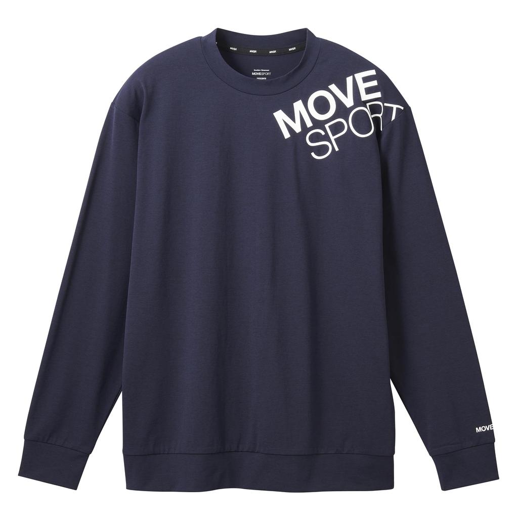 Long Sleeve Shirt Descente TOUGH Long Sleeve Shirt Stretch UV Protection Training Running NV00 S [Move Sports] (UPF50+) (ST4FLT03M)