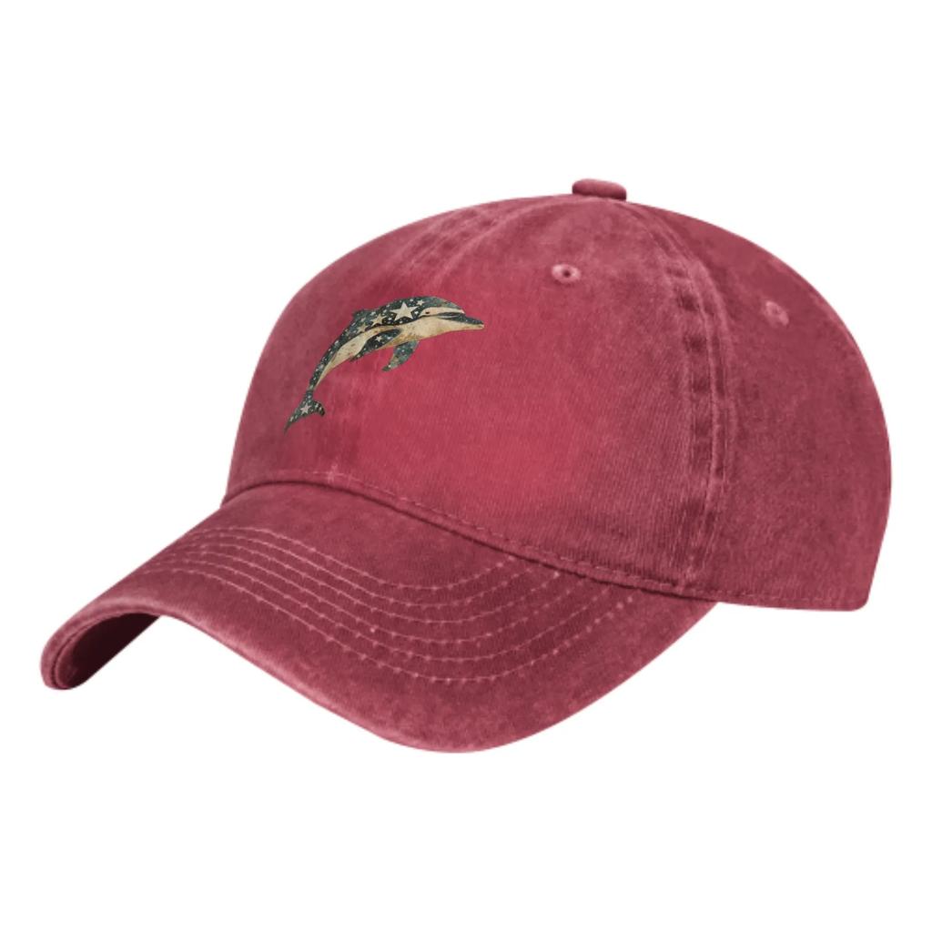 Star Dolphin Summer Classic Fashion Men Trucker Hat Cotton Breathable Women Cowboy Cap Outdoor Leisure Basketball Caps
