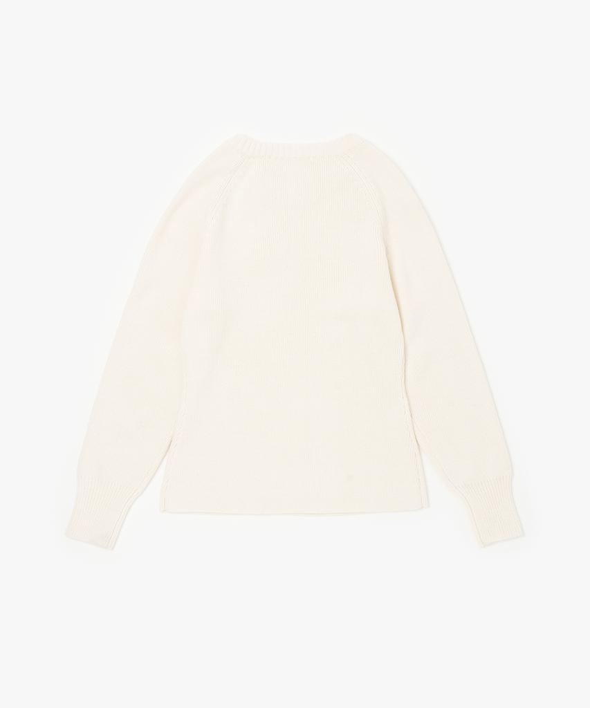PLAC ЖЕНСКИЙ Вязаный с вырезами Айвори