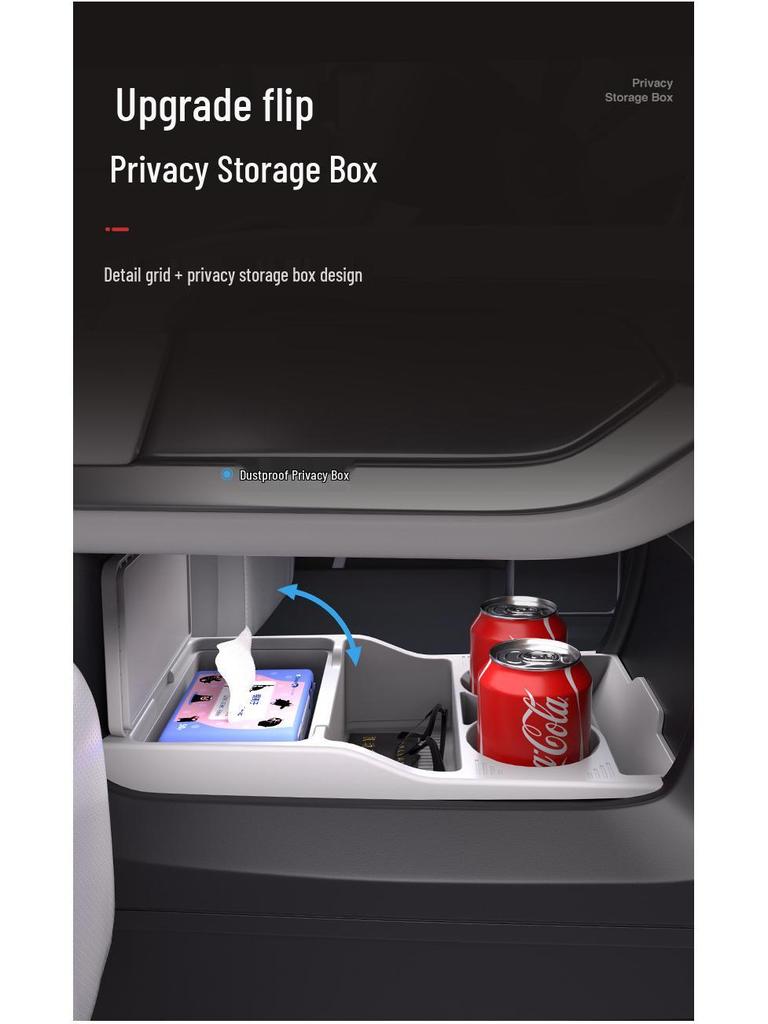 BYD Leopard Titanium 3 MAX Силиконовый ящик для хранения для консоли и очков