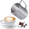 Milk Frothing Pitcher Coffee Frother Cup Polished Surface Rustproof Corrosion Resistant Dishwasher Safe Frothing Pitcher