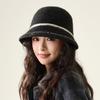 Autumn Winter Knitted Fisherman Hat Women's Bucket Hat