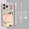 Case for Apple iPhone 17 Pro Max Air 13 Mini 7 8 15 12 Plus 16 XS XR 11 Phone Cover Cartoon Crayon Shin-chan