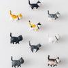 Resin Wardrobe Door Knob Handle Lovely Hanging Hooks Furniture Cat Shape Drawer Knobs  Kids Bedroom