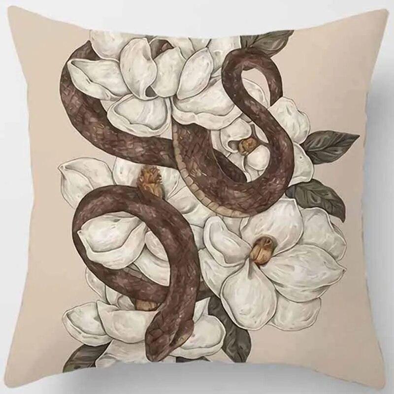 Серия мультфильмов о животных и растенияхЧехлы для дивановОфисная наволочкаУкрашение из цветов персикаРадуга НаволочкаУкрашения для дома