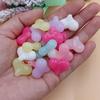 Jewelry Accessories Necklace Making Handmade Materials Fart Macaron Color 22mm*17mm*9mm 20pcs/set Peach Heart Beads DIY Accessories