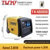 Silent 2kW/3kW Portable Inverter Gasoline Generator for RV and Outdoor Camping, 220V Handheld