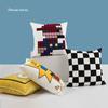 Nordic Style Cartoon Sofa Minimalist Pillowcase Office Waist Pillow Cushion Single Pillowcase Without Pillow Core