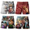 2025 One Piece Shorts Luffy Cosplay Pants Costume Boys Shorts Детская одежда Детские шорты Одежда для мальчиков Летние пляжные шорты
