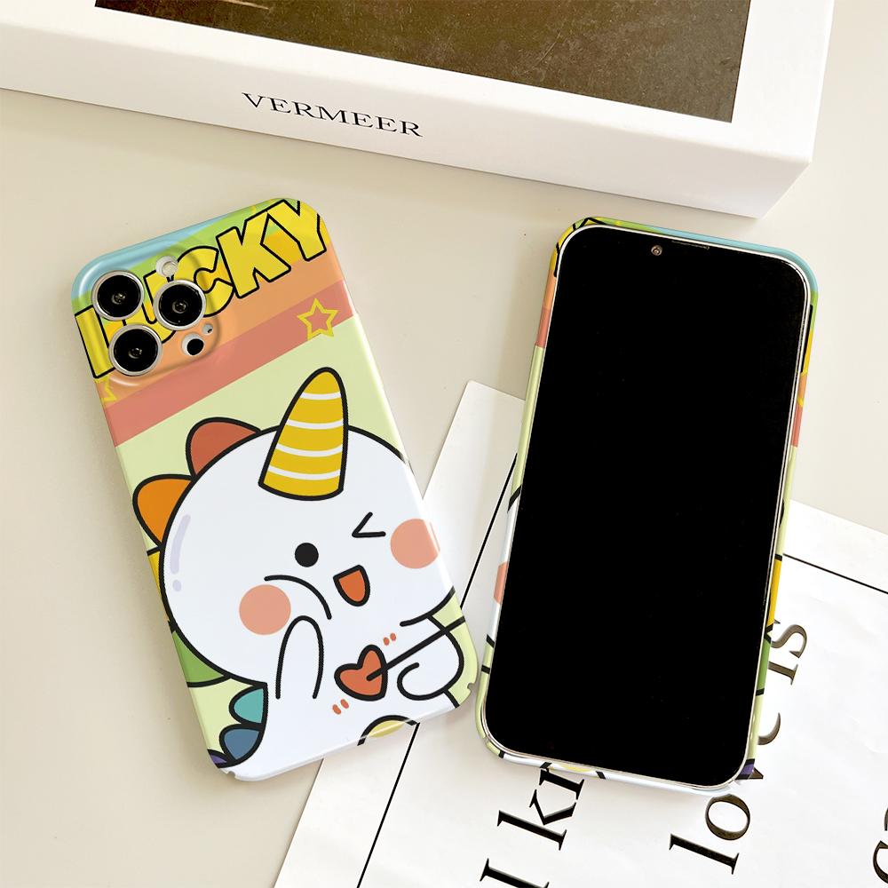 Чехол для телефона Feilin с милым динозавром для Samsung Galaxy S20 FE 5G A52 iPhone 11 Xiaomi Redmi VIVO OPPO Realme Huawei Infinix Ultra Slim Hard Cover