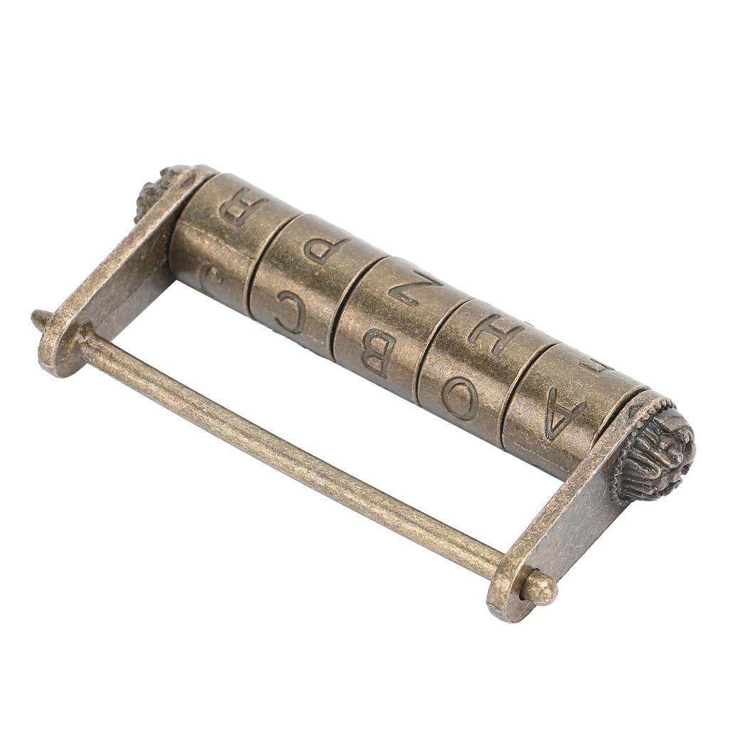 Антикварный кодовый замок в старинном китайском стиле, парольный замок для двери, навесной замок для шкафа, шкафа