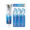 Набор Crest 3D White Зубная паста с микроуглем и Зубная щетка Triple Care