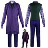 Dark The Knight Batman Joker Suit Coat Cosplay Costume Halloween Uniform Outfits