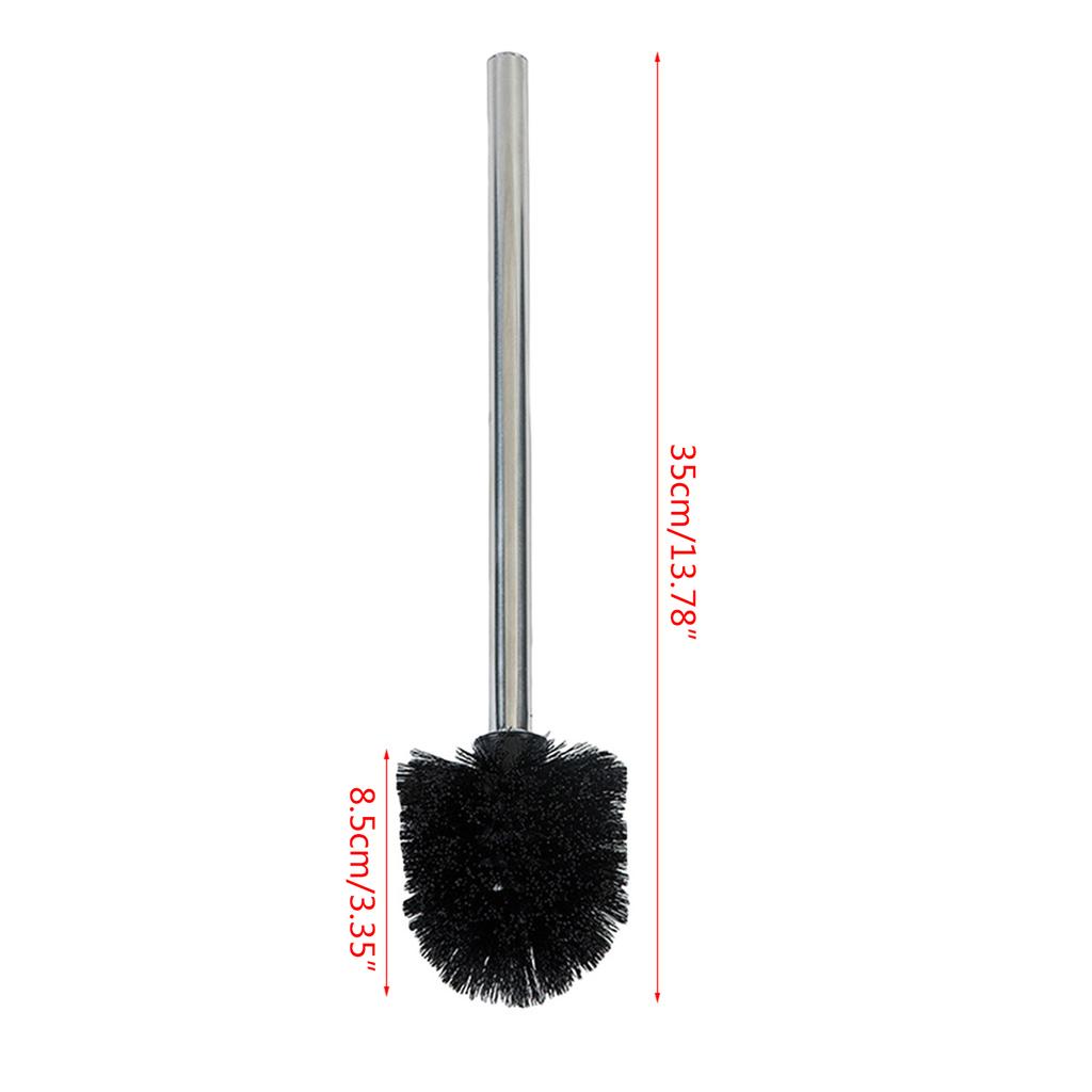 Stainless Steel Toilet Brush No Dead Corners Household Wash Toilet Cleaning Soft Bristle for Creative Bathroom Accessori