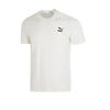 Solid Color Logo Fitness Training Crew Neck Short Sleeve Drop Shoulder T-Shirt Men Tops White 622142-65