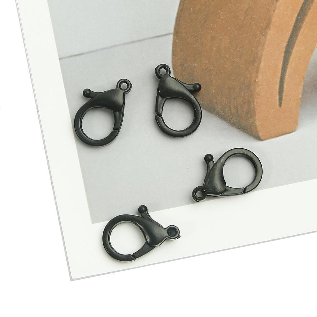 10 шт. пластиковый брелок для ключей красочные крючки клипсы карабин ручной работы аксессуары для изготовления ювелирных изделий