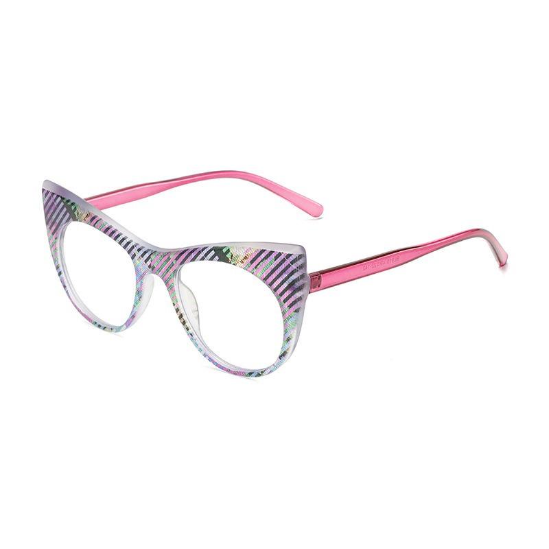 Дизайнерские Роскошные Очки для Чтения Кошачий Глаз Женские Новая Мода Большая Оправа Очки для Дальнозоркости Защита от Синего Света Очки для Пресбиопии