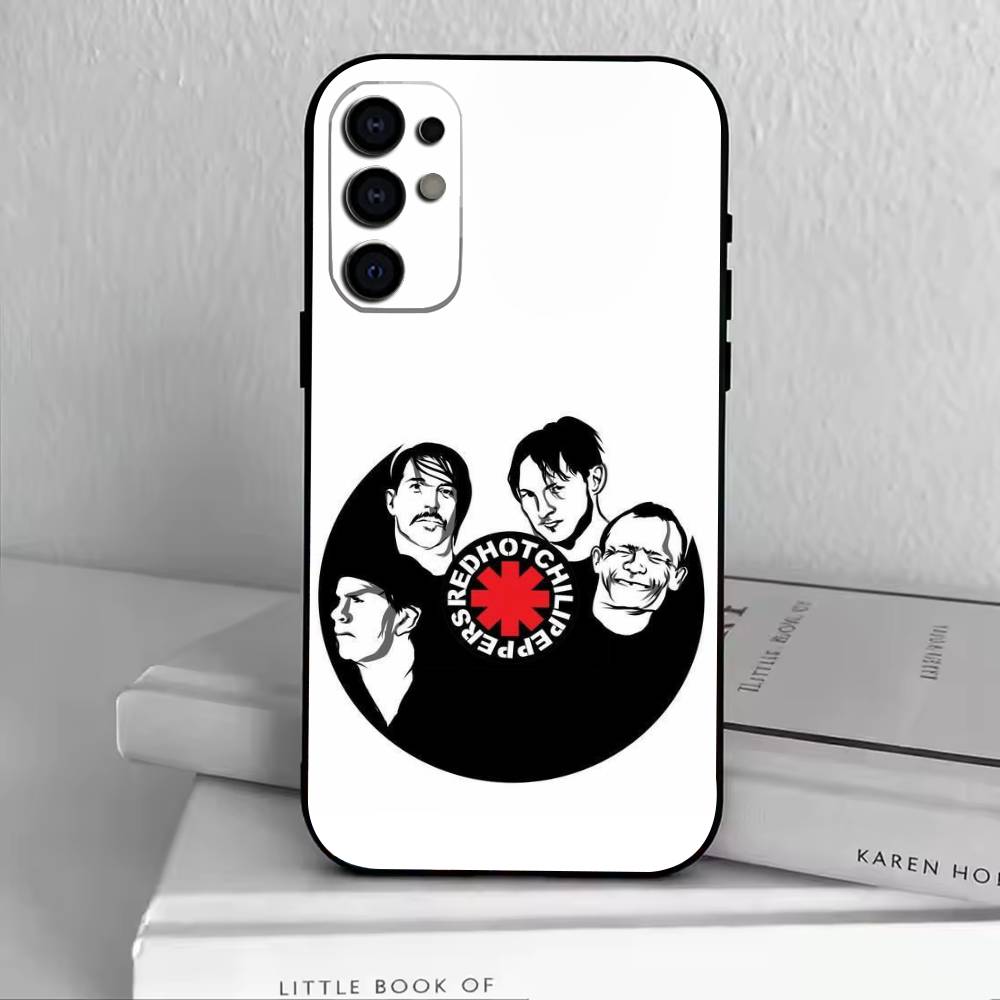 R-Red Hot Chili Peppers Чехол для телефона Черный Силиконовый Мягкий Для Samsung S25,S24,S21,S22,S23,S30,Ultra,S20,Plus,Fe,Lite