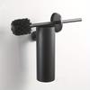 NEW Toilet Brush with Holder for Bathroom Toilet Bowl Brush Holder Toilet Bowl Cleaner Brush Wall Mounted Toilet Brush Black