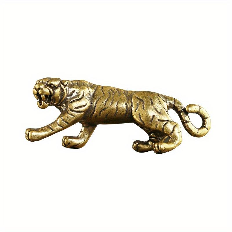 1PC Antique Copper Figurines Home Decor Accessories Vintage Brass Animal Mountain Ornaments Desk Decorations