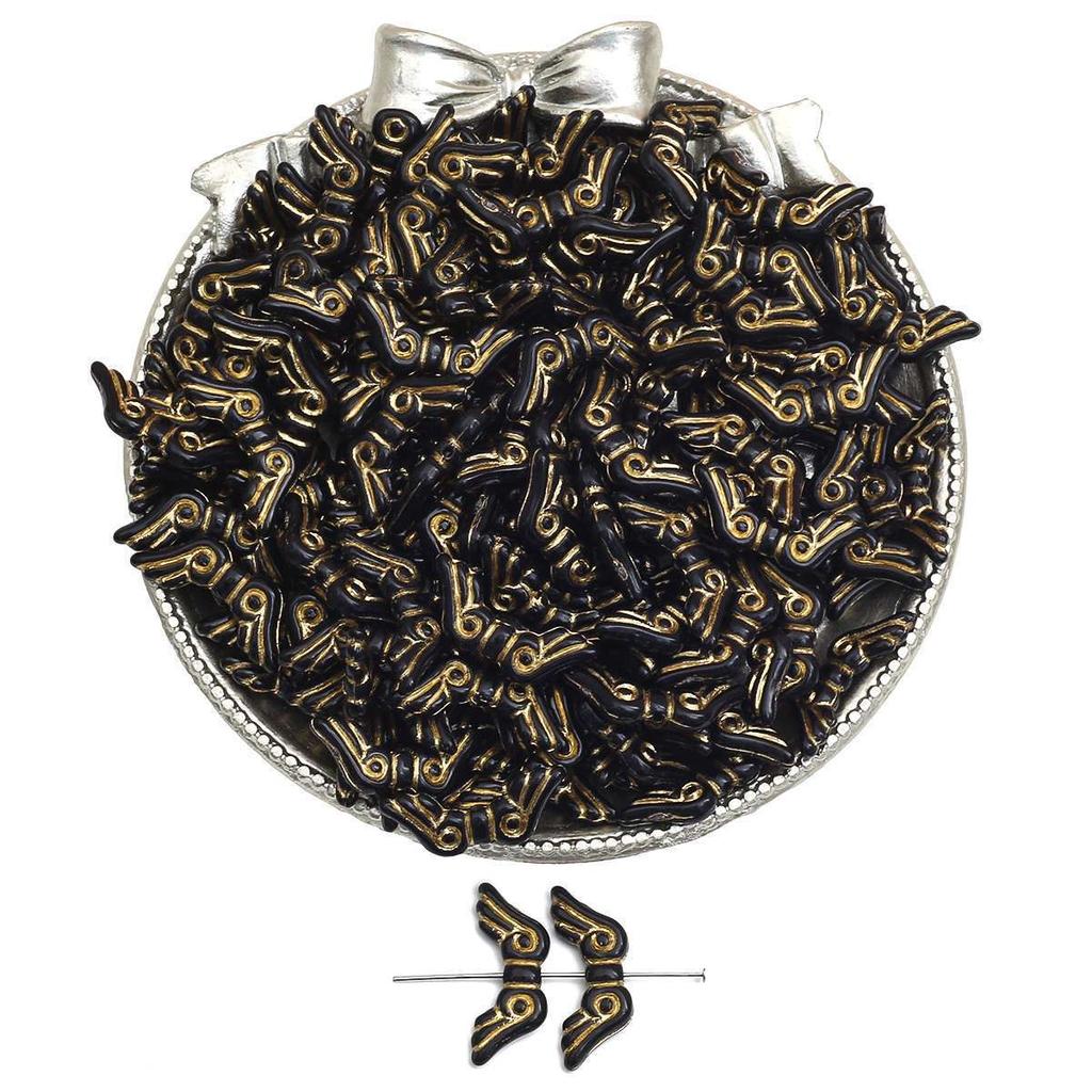 Бусины для браслета ручной работы, акриловые французские винтажные золотые плоские бусины, круглые бусины, украшения ручной работы, браслет, ожерелье, кулон, телефонная цепочка, аксессуары