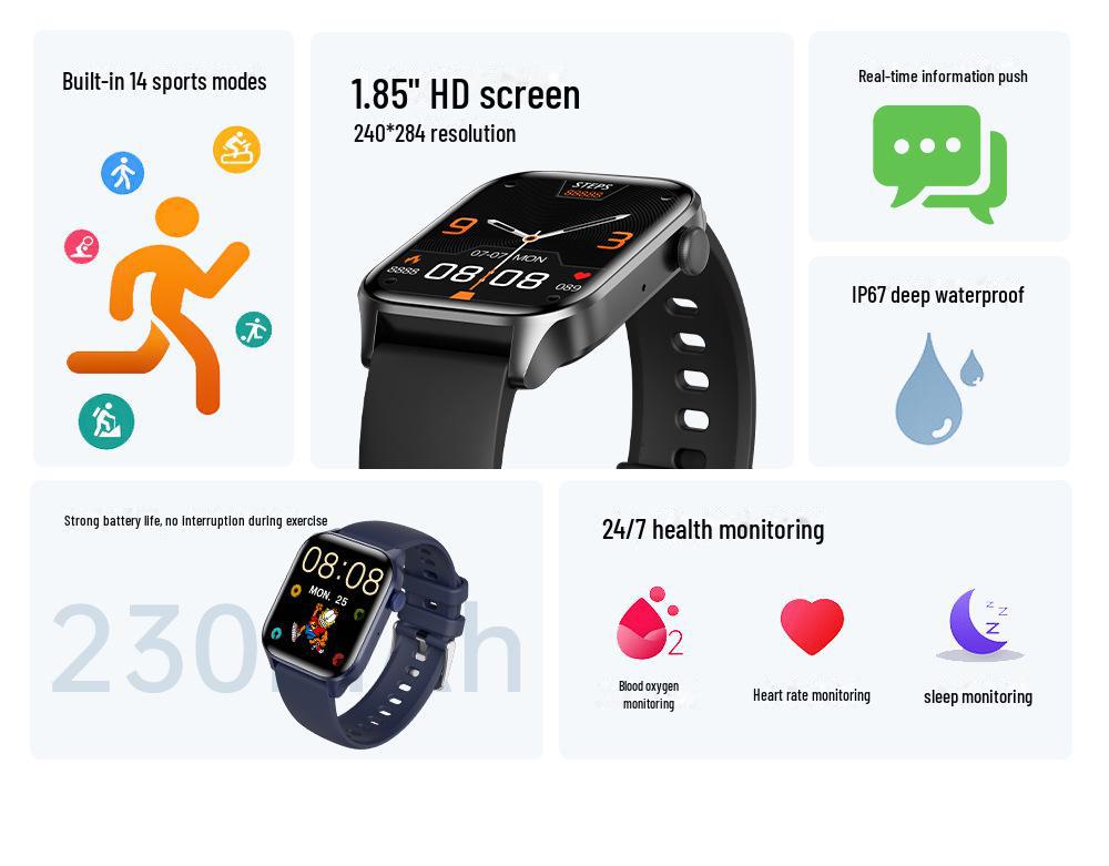 Умные часы T12Pro: Мониторинг сердечного ритма и уровня кислорода в крови с помощью Bluetooth-звонков