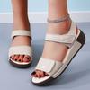 Мода 2025 Лето Новые Римские Сандалии Женские Удобные Мягкая Подошва Повседневная Обувь Клиновидный Каблук Платформа Сандалии Женские Большой Размер 35-43