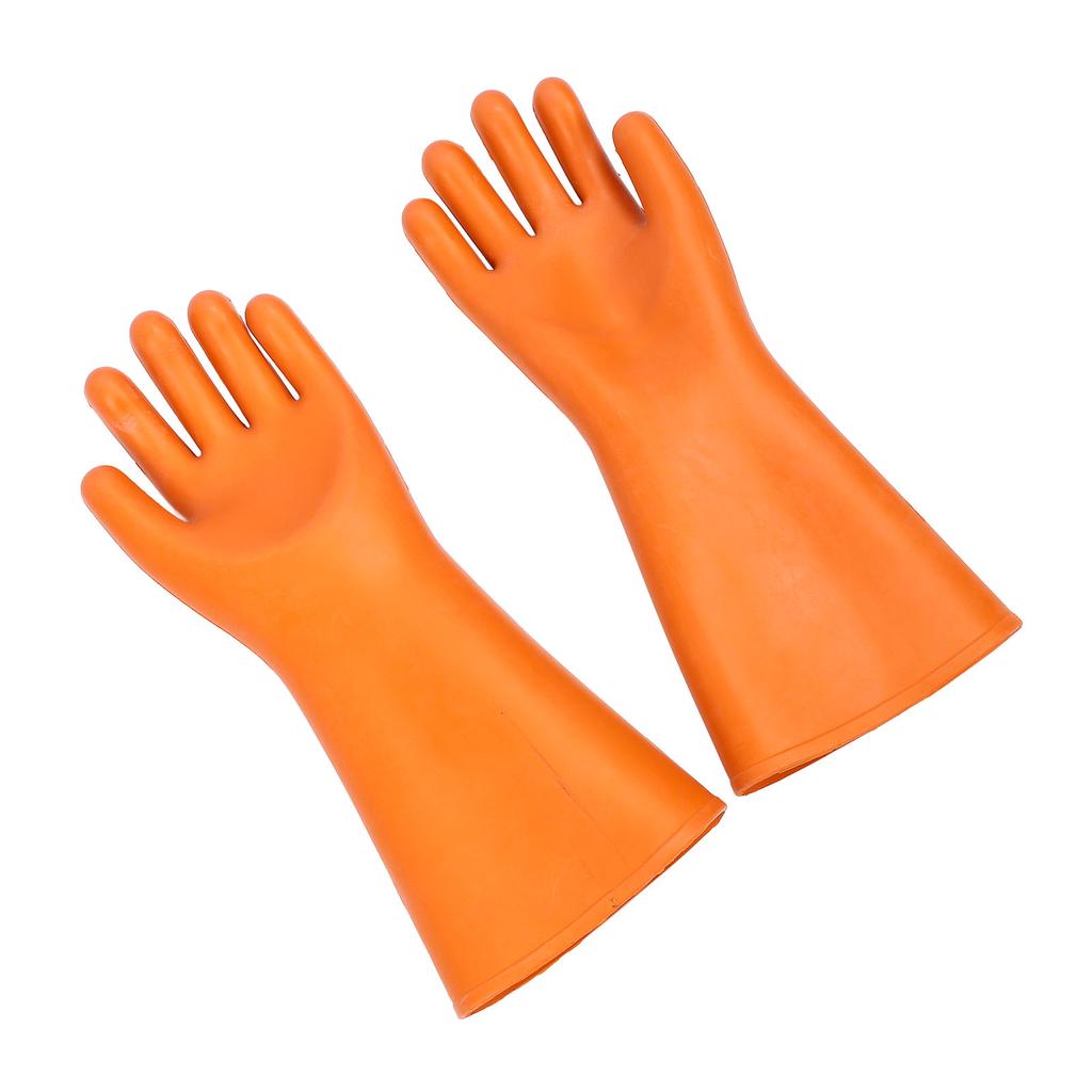 Защитные рабочие перчатки из толстой резины 25000 В 12 кВ, высоковольтные изолированные перчатки электрика