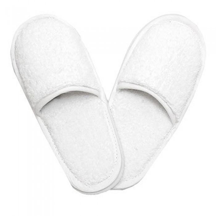 The One Towelling Unisex Adult Plain Cotton Slippers