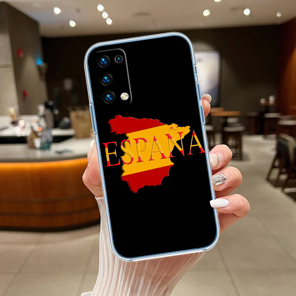 Spain Flag Phone Case for Motorola Edge 20 30 S30 40 50 Fusion Lite Plus Pro Neo Ultra One Hyper Power Action Zoom Macro Vision