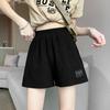 Waffle Sports Shorts Women's Summer 2025 New Korean Version of Loose High Waist Home Wide Leg Hot Pants Wear Wholesale