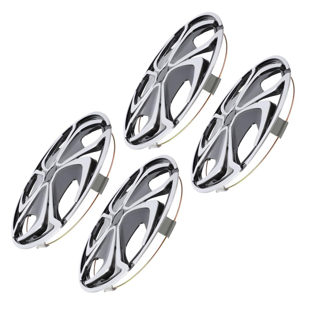 4 Pcs 14 Inch Wheel Hubcap Full Protection Snap On Universal Fit Wheel Rim Protector for Most Car Truck SUV
