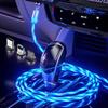 Car USB Charging Cable Light Car Interior Decoration Light LED Luminous Cable Light Ultra Bright Magnetic Terminal 3 In 1 3 In 1 Super Strong