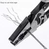 Multifunctional universal diagonal pliers, wire cutters, durable non-slip repair tools for professional electrician