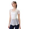 SEYIXU Slim Fit Short Sleeve Yoga Gym Yoga Sexy Perfect for and More A Type Women's Top, Mid-Length, Sheer, Wear, Fitness, Figure-Concealing, T-Shirt,