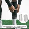Mini Soccer Shin Guards for Kids Adults Hard Anti-Collision Miniature Shin Pads EVA Foam Padding Calf Protector for Football Training
