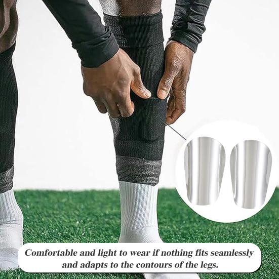 Mini Soccer Shin Guards for Kids Adults Hard Anti-Collision Miniature Shin Pads EVA Foam Padding Calf Protector for Football Training