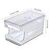 Secure Sliding Eggs Storage Organizer Unique Two slide Eggs Storage Box 2 Layer Eggs Organizer for Kitchen Enthusiasts