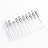 10Pcs Set Texture Cemented Carbide Rotary File Jade Woodworking Metal Carving Polishing Tungsten Steel Grinding Head Material