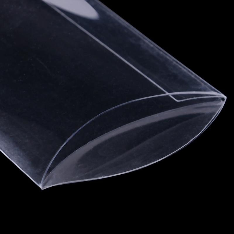 50шт форма подушки прозрачная коробка конфет из ПВХ упаковка подарочная коробка свадебная вечеринка пользу