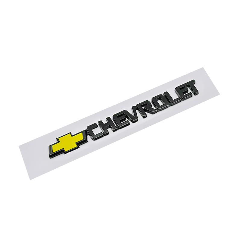 Для логотипа Chevrolet CAPTIVA IMPALA LACETTI CRUZE MALIBU AVEO Sail SILVERADO Наклейка ABS Декор Багажника Наклейка На Кузов Автомобиля Крыло Эмблема