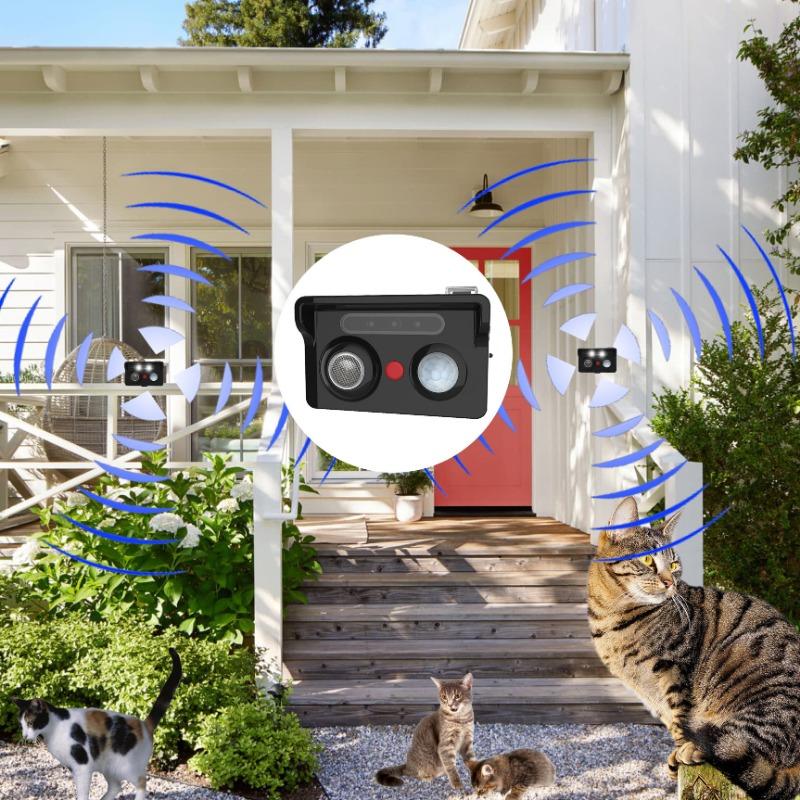 Отпугиватель животных Отпугиватель собак и кошек Водонепроницаемый автомобильный гараж Ультразвуковой отпугиватель животных