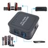 Portable Mini SPDIF TOSLINK Fiber Divider Digital Optical 1x3 1-Input 3-Output Audio Splitter Adapter