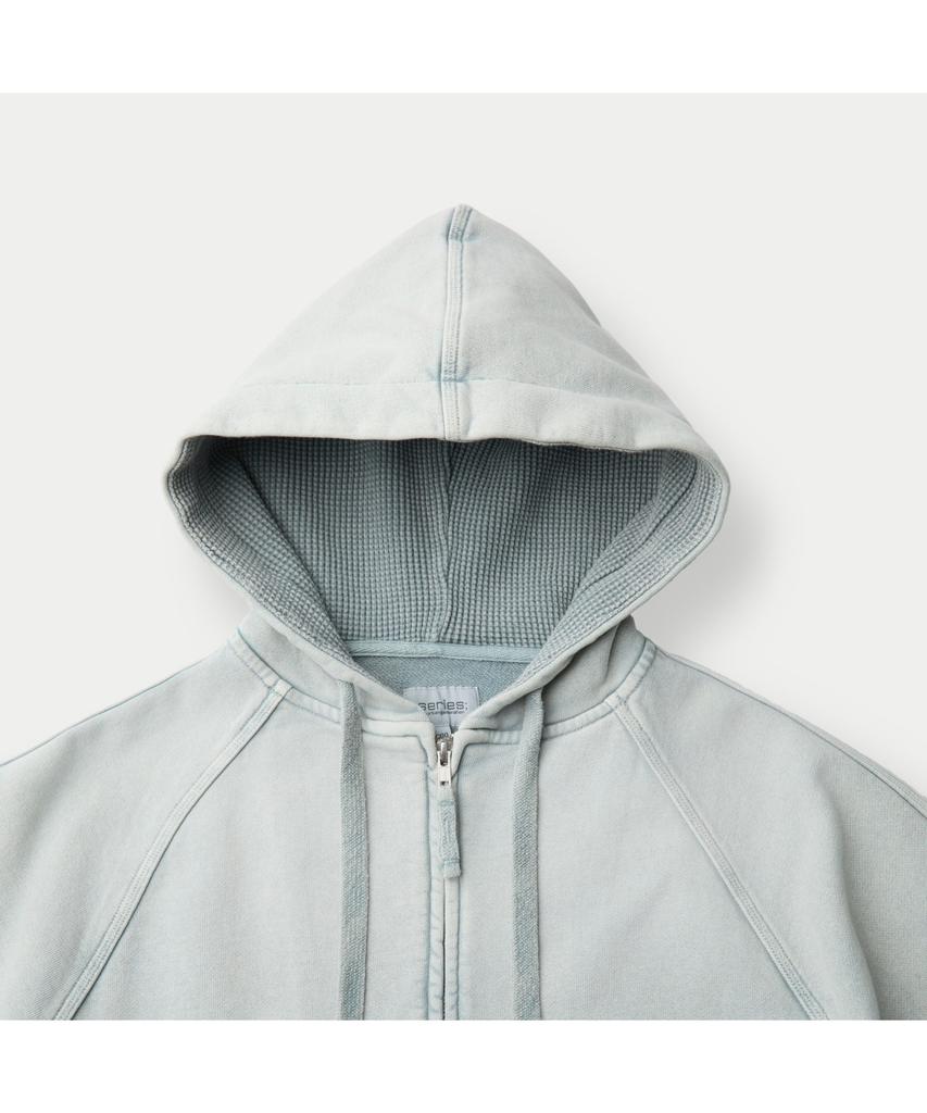 Silijeu (Set Up) Mineral Wash Zip-Up Hoodie Satas26001Bux