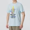 Nike SS25 Модная Удобная Дышащая Футболка с Коротким Рукавом Мужские Топы Светло-Голубой HJ0771-474
