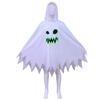 Glow In The Dark Kids Hooded Cape Drop Shoulder Halloween Cosplay Costume  Trick Or Treat