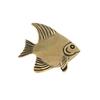 Retro Cabinet Door Knobs Luxury Wardrobe Drawer Pulls Trendy Shell Fish Brass Handle  Cupboard