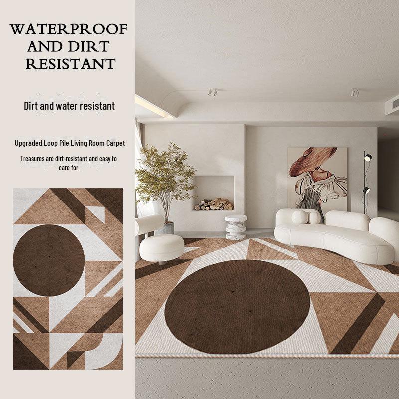 Роскошный британский ретро-ковёр для гостиной с нескользящим ворсом высшего качества