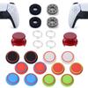 Freak PS5 Compatible PS4 Compatible Controller Stick Cover Controller Assist Ring with Storage Case Stick Stick Protection Assist Red Set ZHI-NYLLDJS
